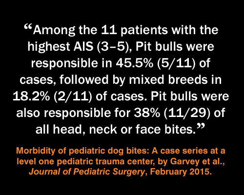 Meme: pit bull injuries, Morbidity of pediatric dog bites: A case series at a level one pediatric trauma center