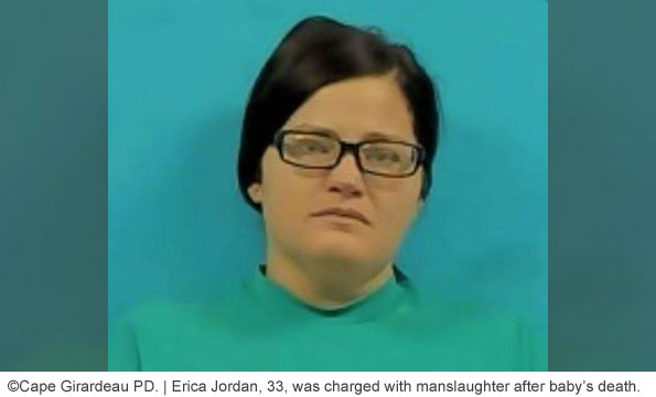 Erica Nancy Jordan charged with manslaughter after pit bull kills baby