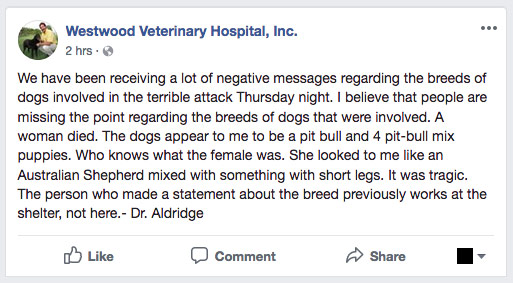 Dr. Douglas Aldridge statement