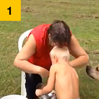 Worst Ice Bucket Challenge, pit bull attacks grandmother