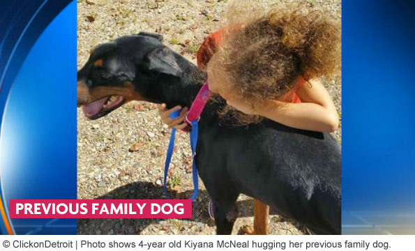 little girl killed by dog sherman township michigan